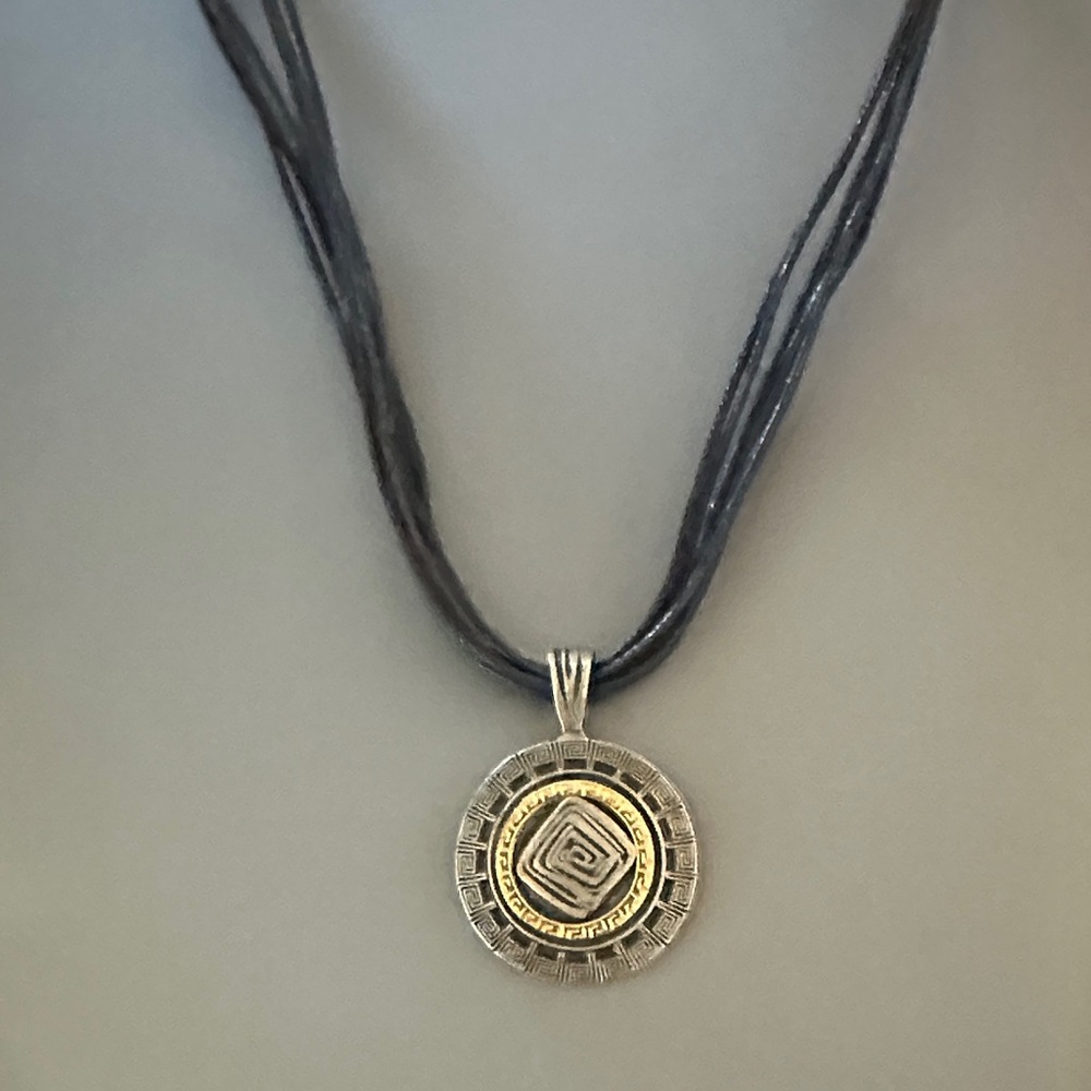 Kostibes Greek Key Boho Necklace